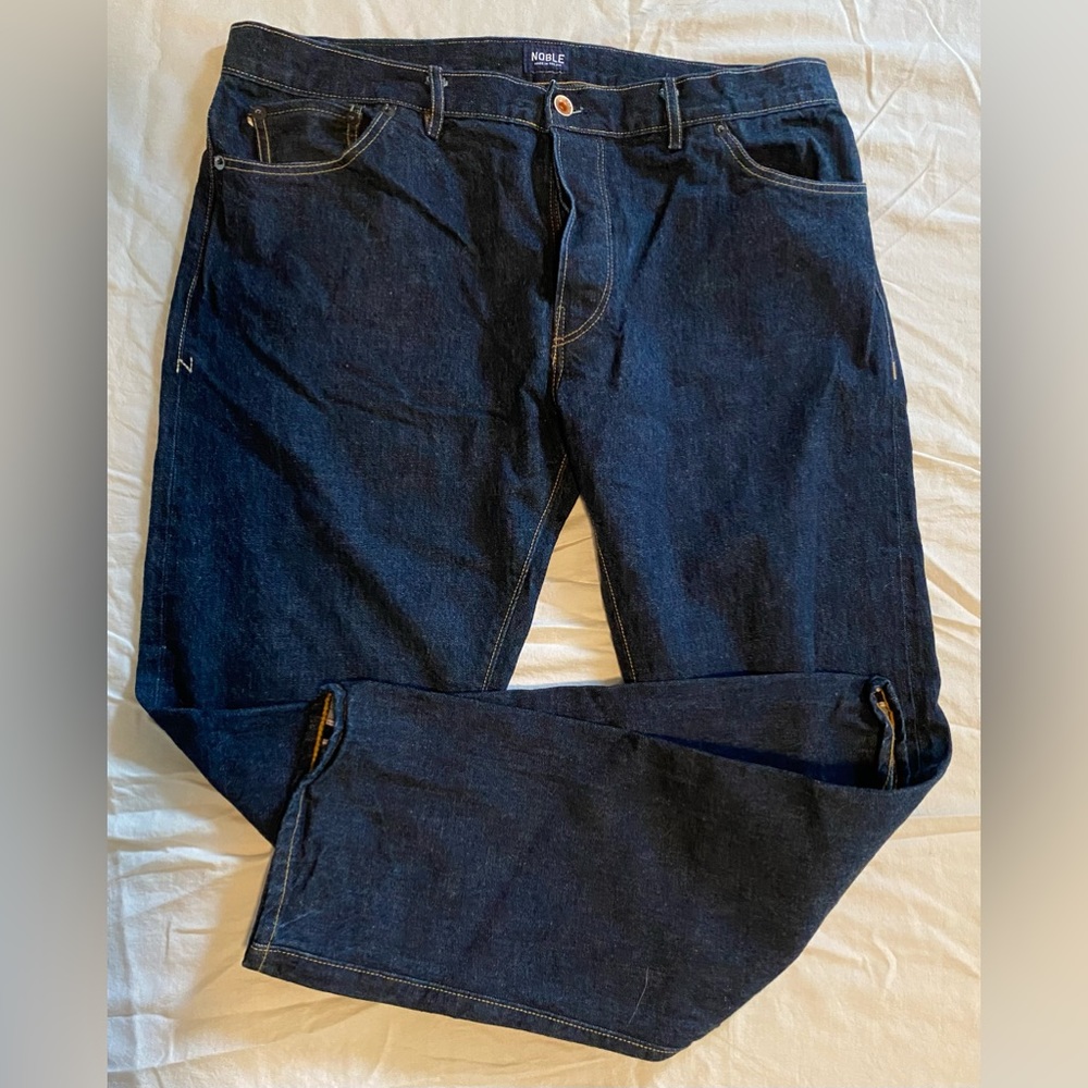 New Noble “Earnest” designer jeans. Made in the USA.